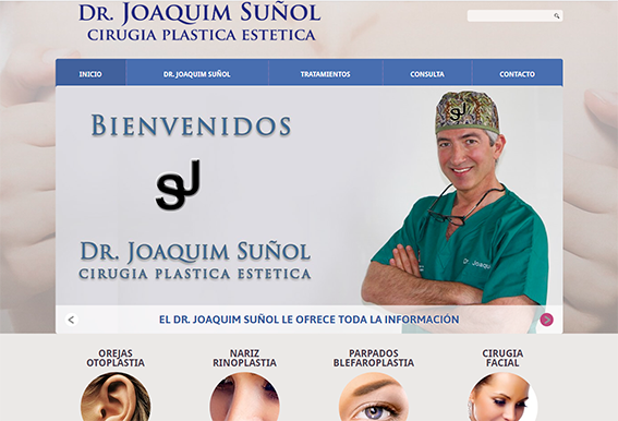Web del Dr. Joaquim Suñol - Cirugia Estetica y Plastica - cirugia.org
